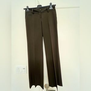 Halogen Taylor Fit Espresso Dark Brown Suit Pants Work Trousers Dress Pants 0P